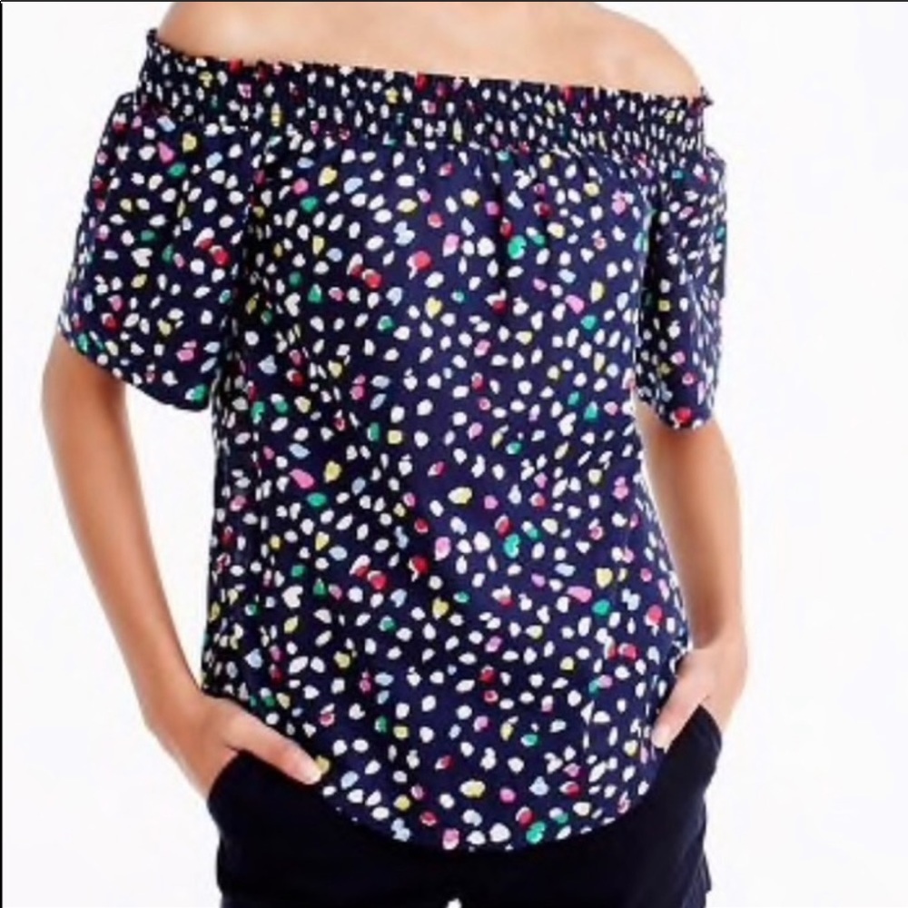 NWT J Crew Ratti Happy top